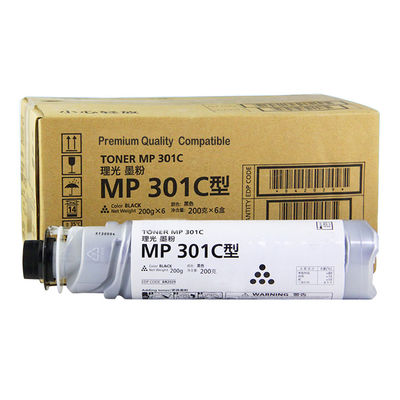 کارتریج تونر ریکو مدل سازگار MP301 رنگی سیاه 8K تولید صفحه ISO SGS گواهی مناسب برای چاپگر ریکو آفیسیو MP301