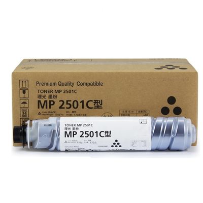نمونه سفارش برای آزمایش کارتریج تونر سیاه Ricoh MP2501C برای MP2014 MP2001 MP2501